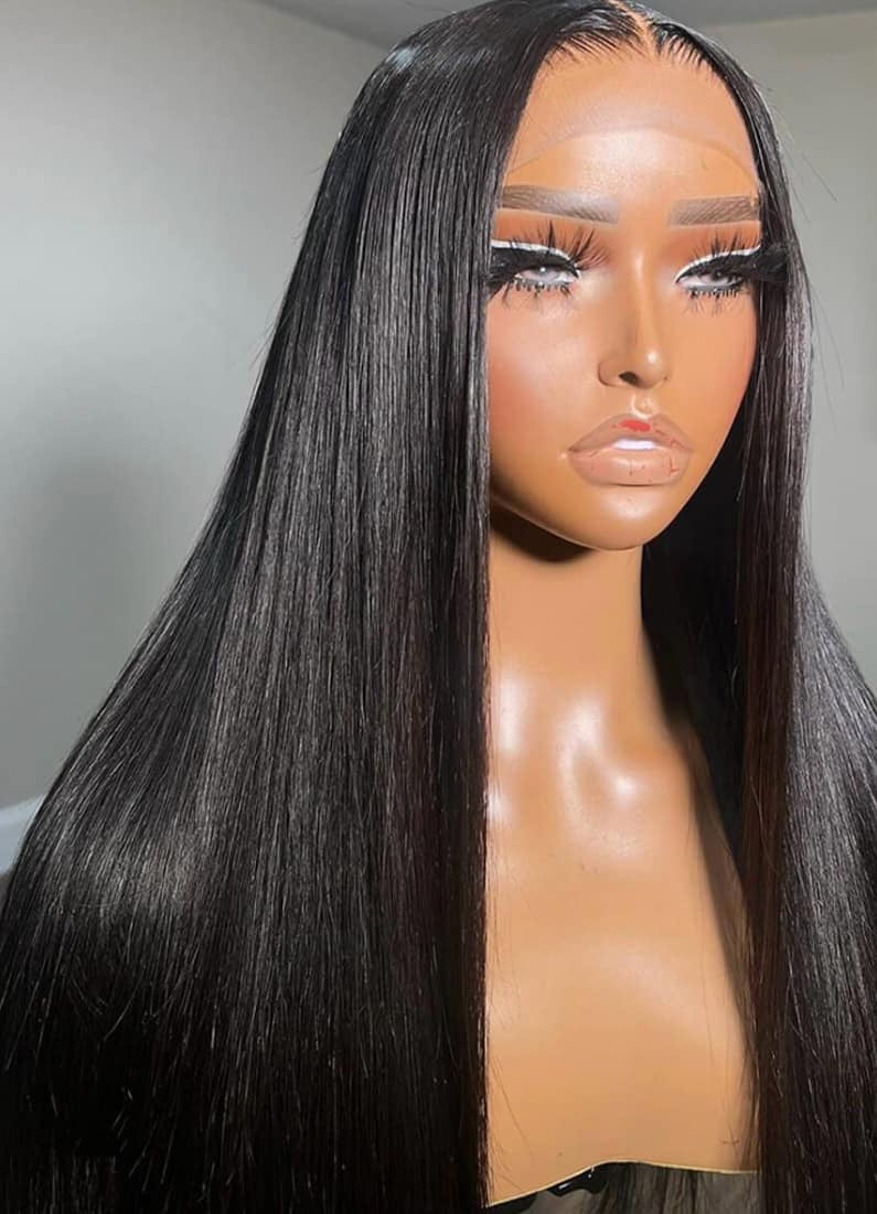 13x4 SILKY STRAIGHT FRONTAL WIG
