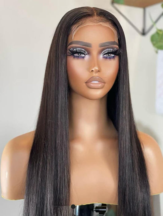 5x5 SILKY STRAIGHT CLOSURE WIG
